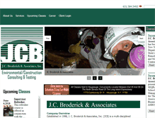 Tablet Screenshot of jcbroderick.com